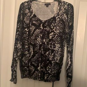 Grey Black and White Cardigan